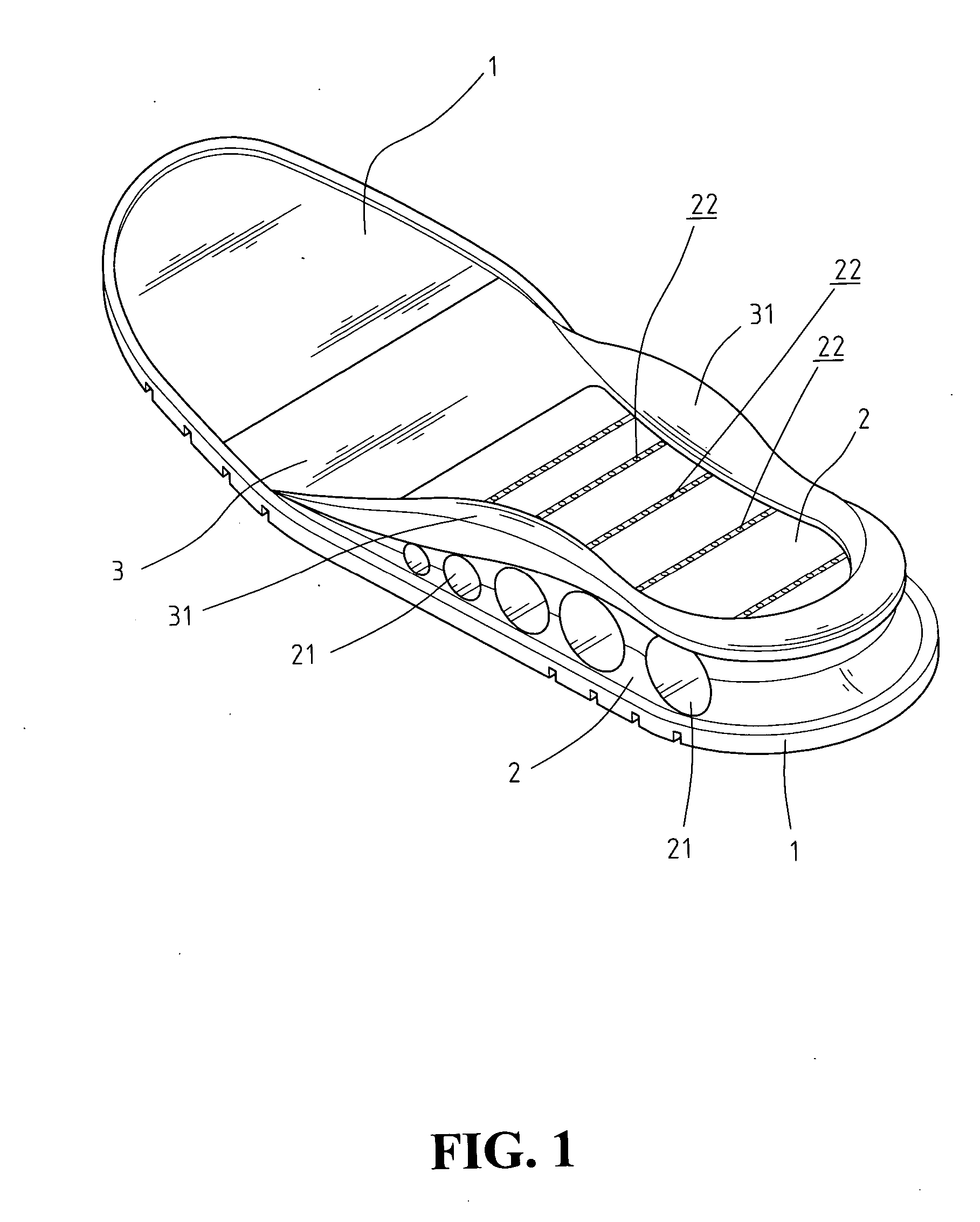 Ventilated shoe sole