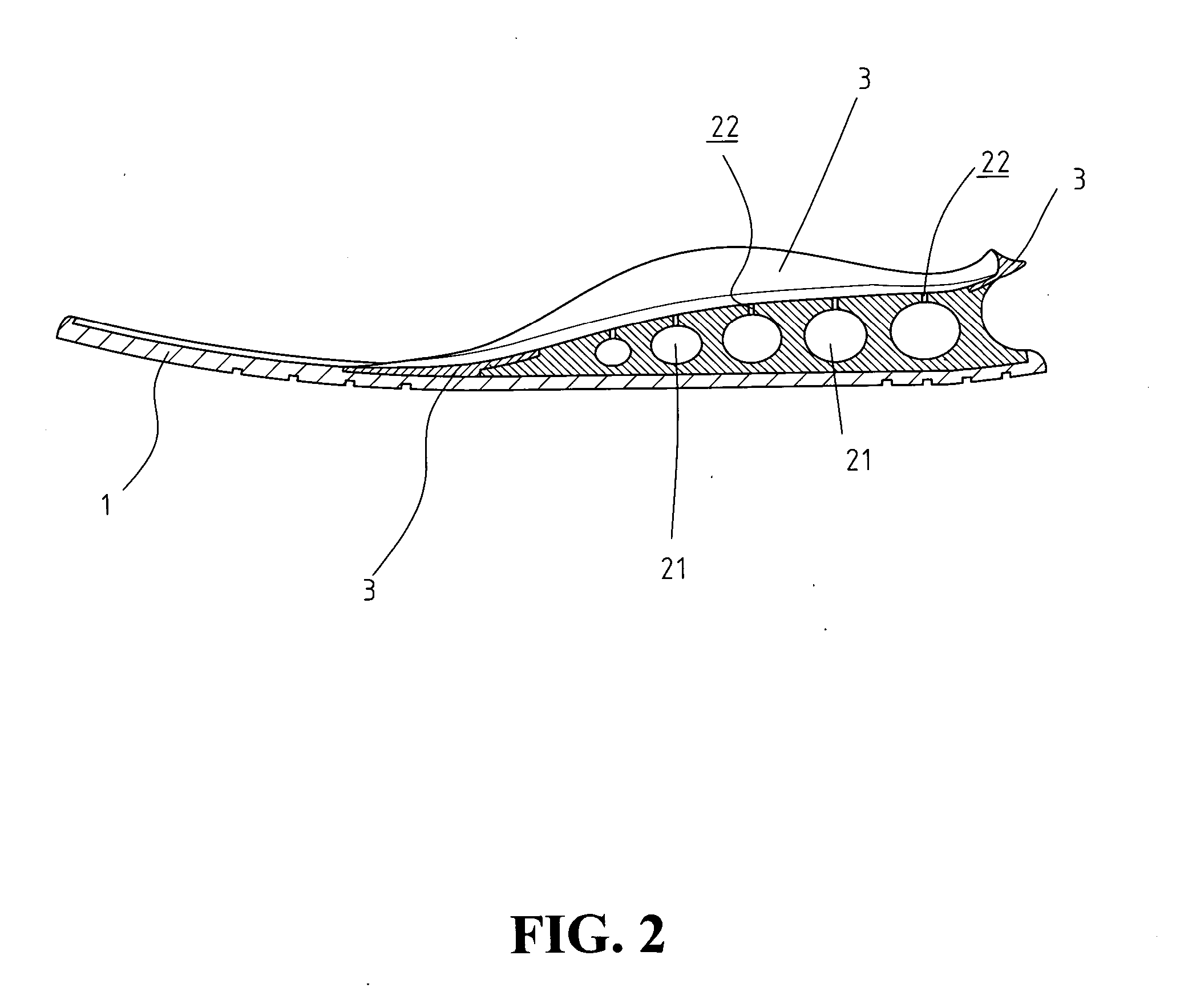 Ventilated shoe sole