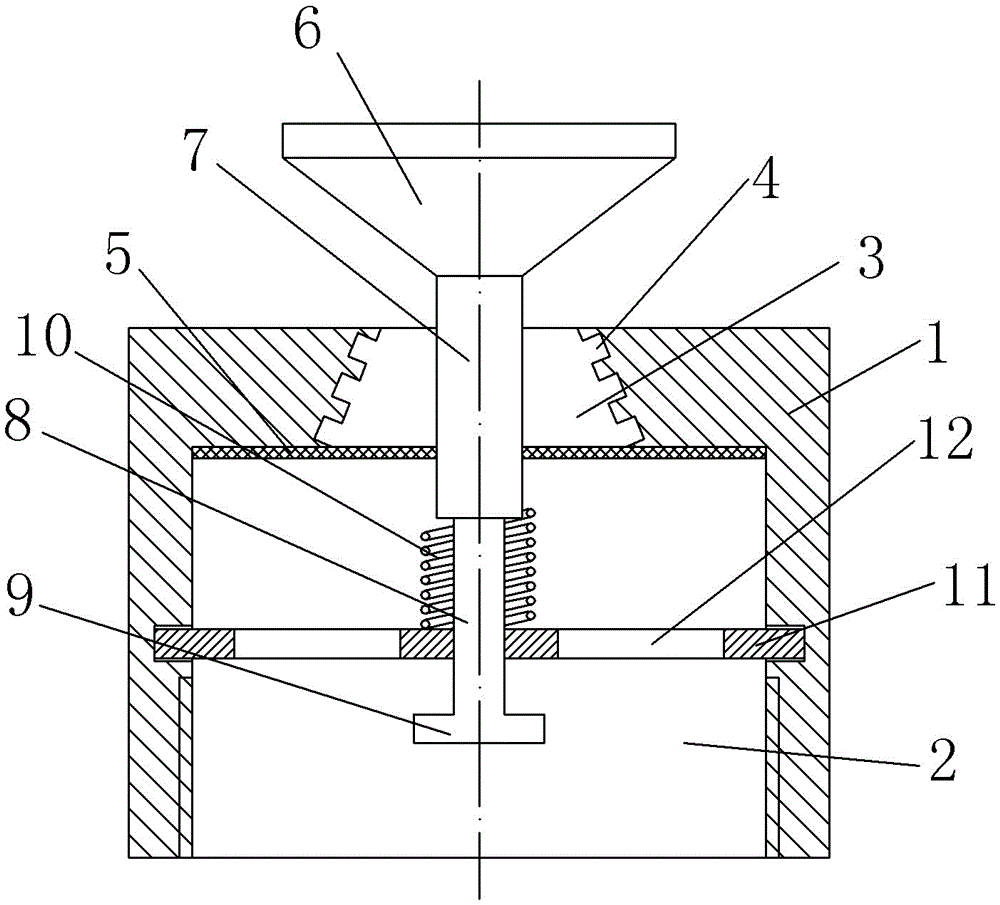 Automatic opening and closing type nozzle for fruit and vegetable sprinkling irrigation