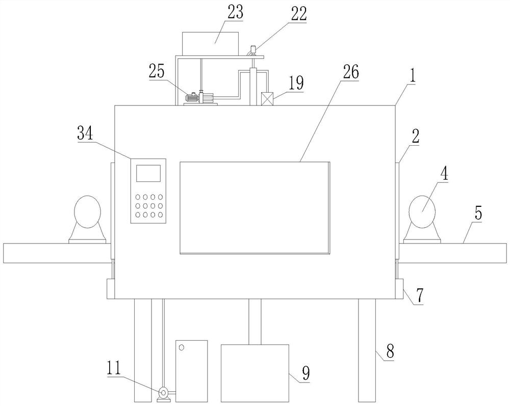 A device and method for processing special-shaped stone