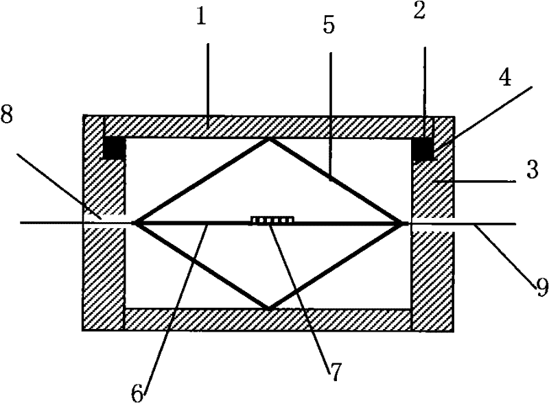 Fiber grating earth pressure sensor