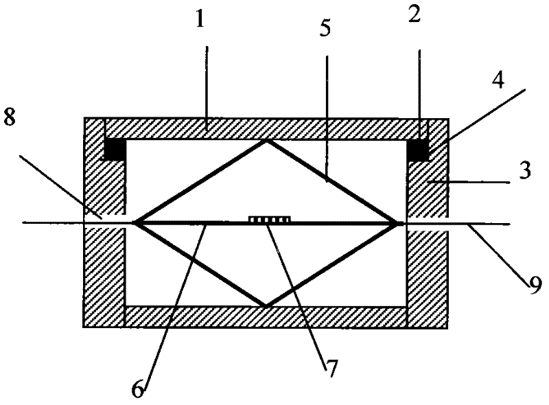 Fiber grating earth pressure sensor