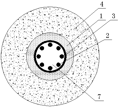 Multidirectional rotation structure node for reinforced concrete column and construction method for multidirectional rotation structure node