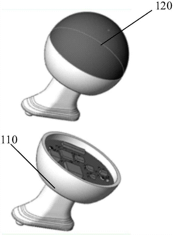 Dislocation detecting system in hip joint replacement