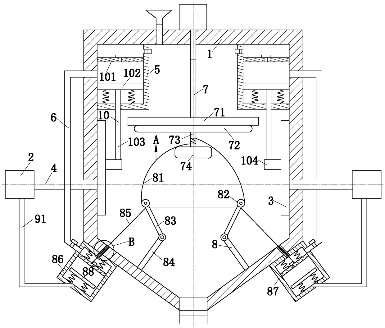 Preparation process of dense soda ash