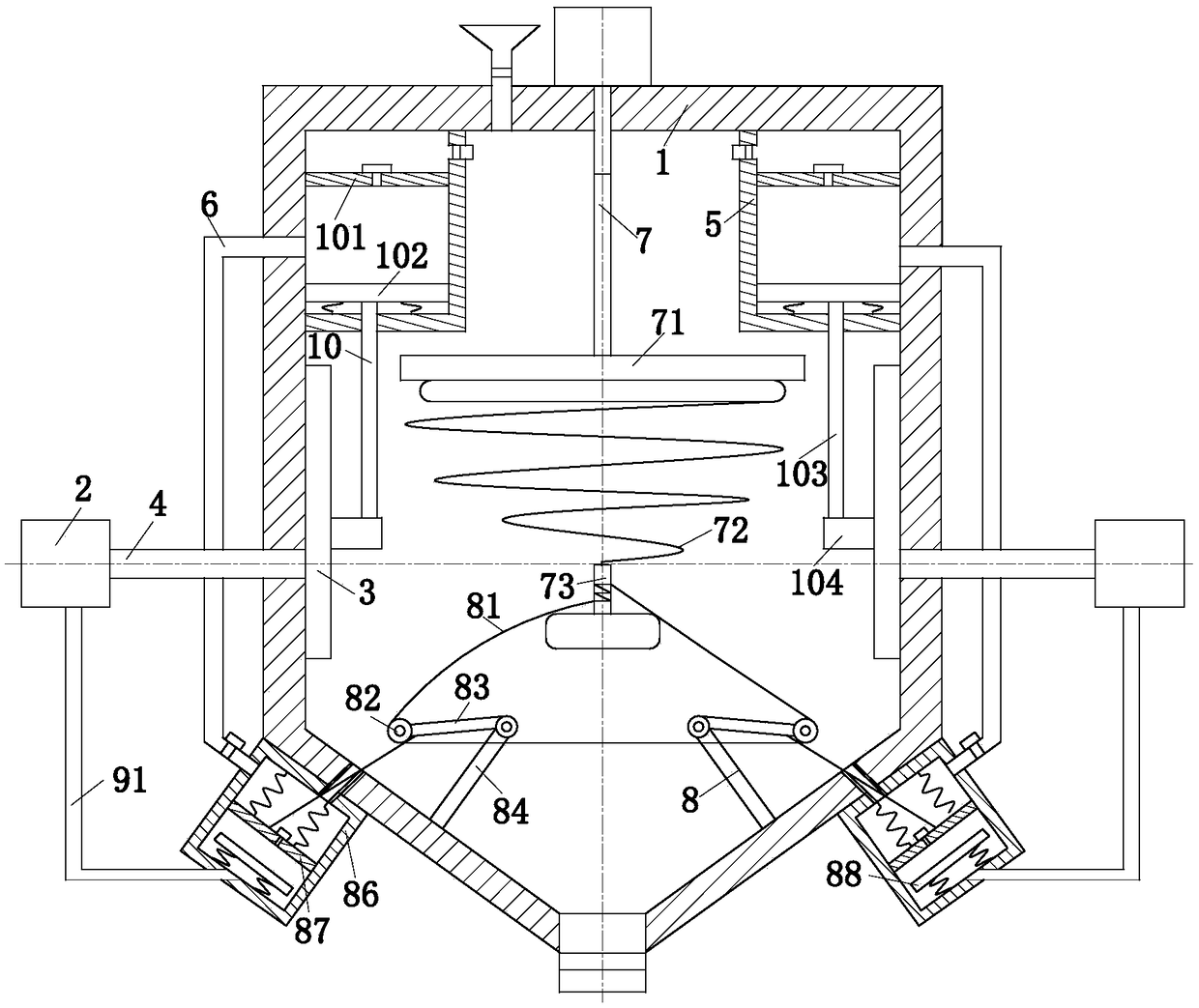 Preparation process of dense soda ash