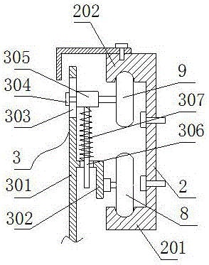 Guide device for sliding door