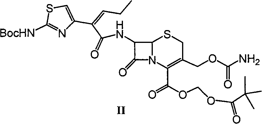 Preparation method and synthesis intermediate of cefcapene pivoxil hydrochloride