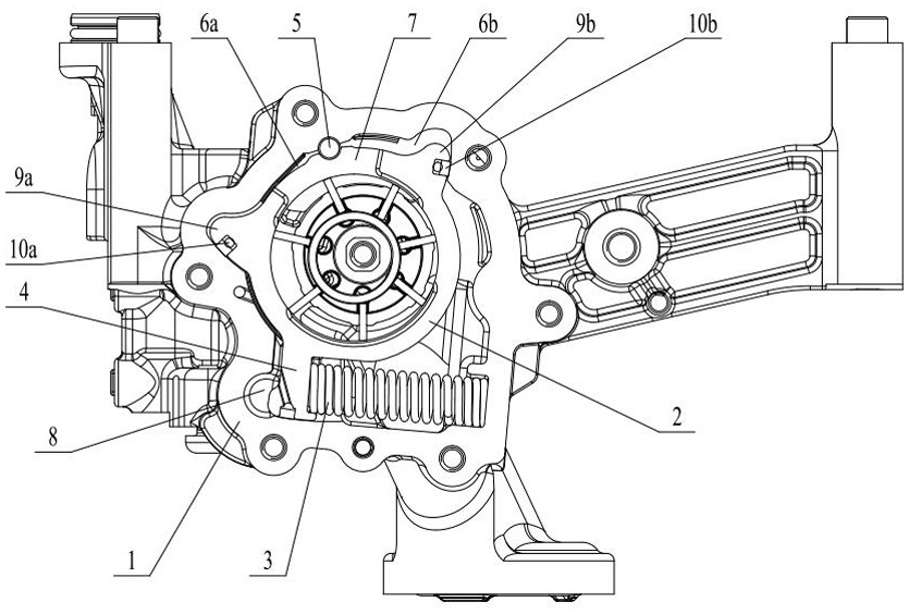 Variable displacement oil pump capable of improving volume efficiency