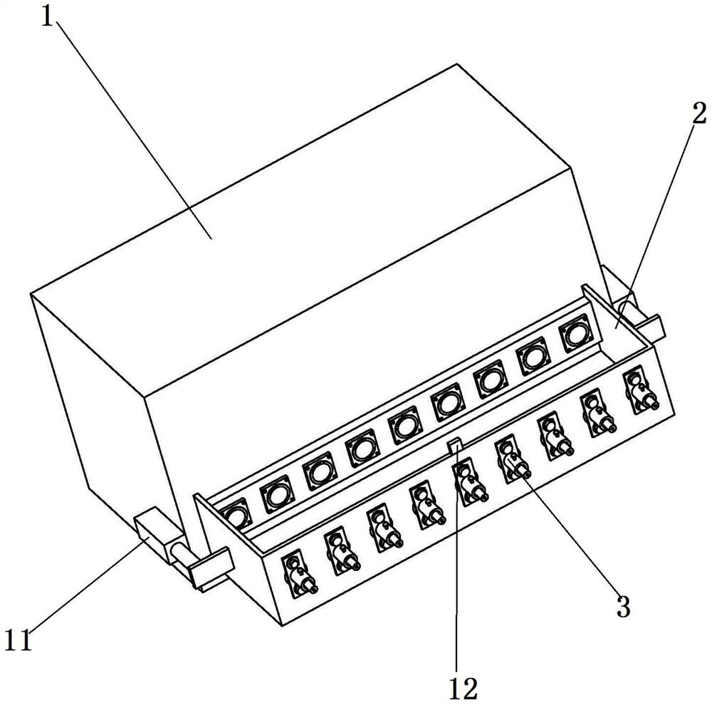 Secondary shaping device and method for outlet of fiber rod forming machine