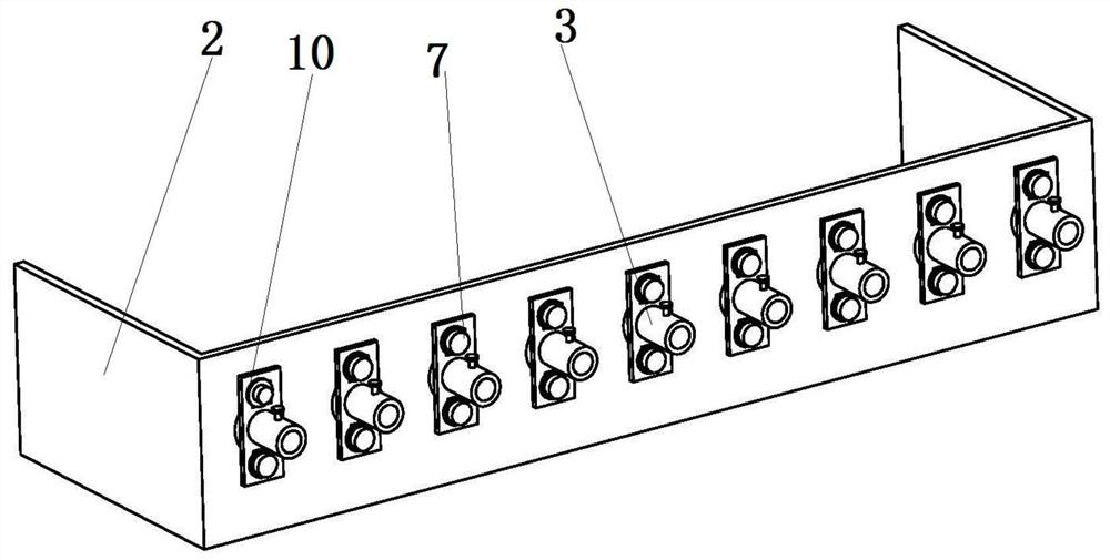 Secondary shaping device and method for outlet of fiber rod forming machine