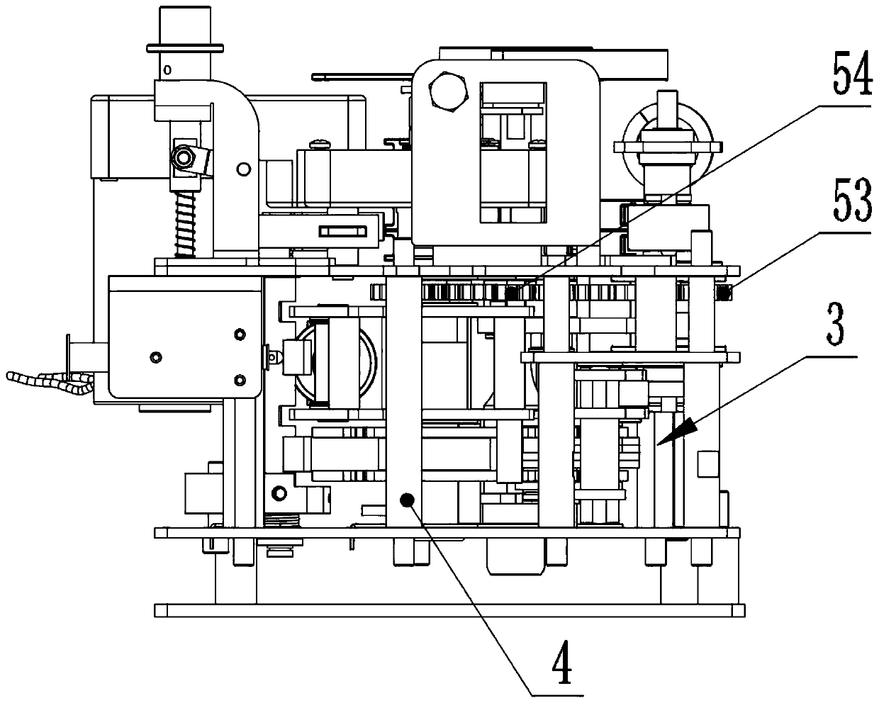 Inflatable cabinet load switch fuse combination electrical mechanism