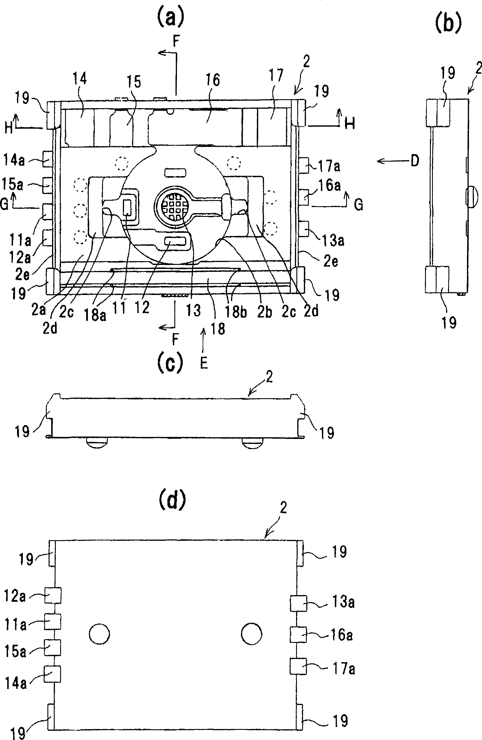 Transitional slide contact switch with push-press switch