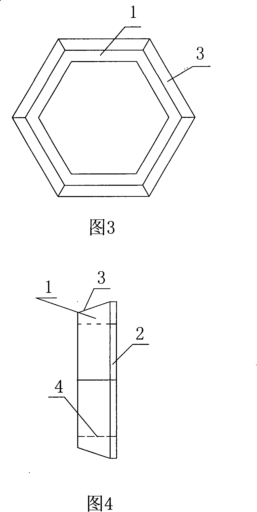 Ecological protection method for sand-filling road foundation hollow block