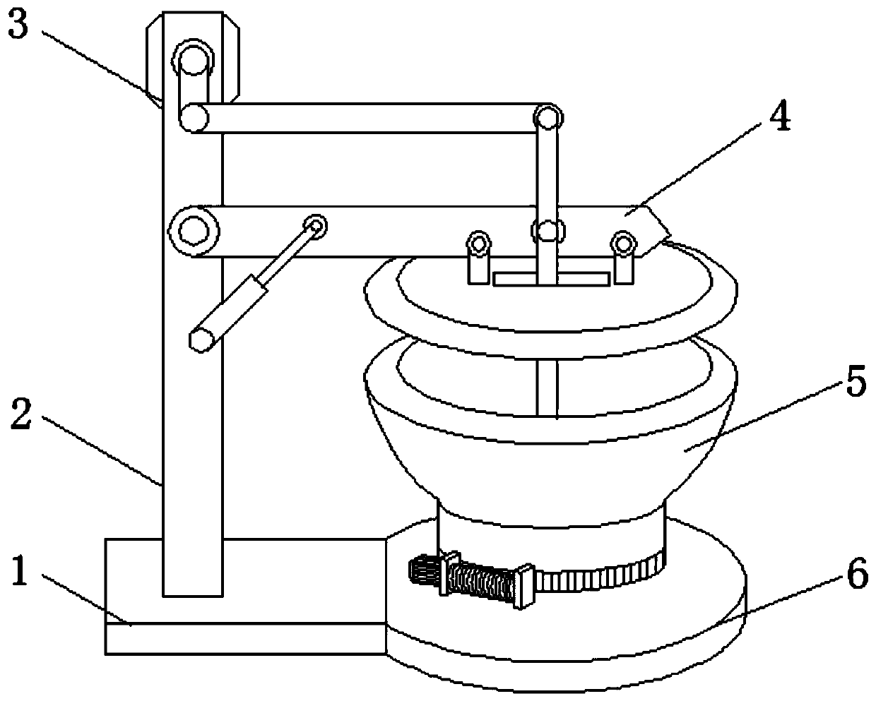 Automatic stir-frying device for tea