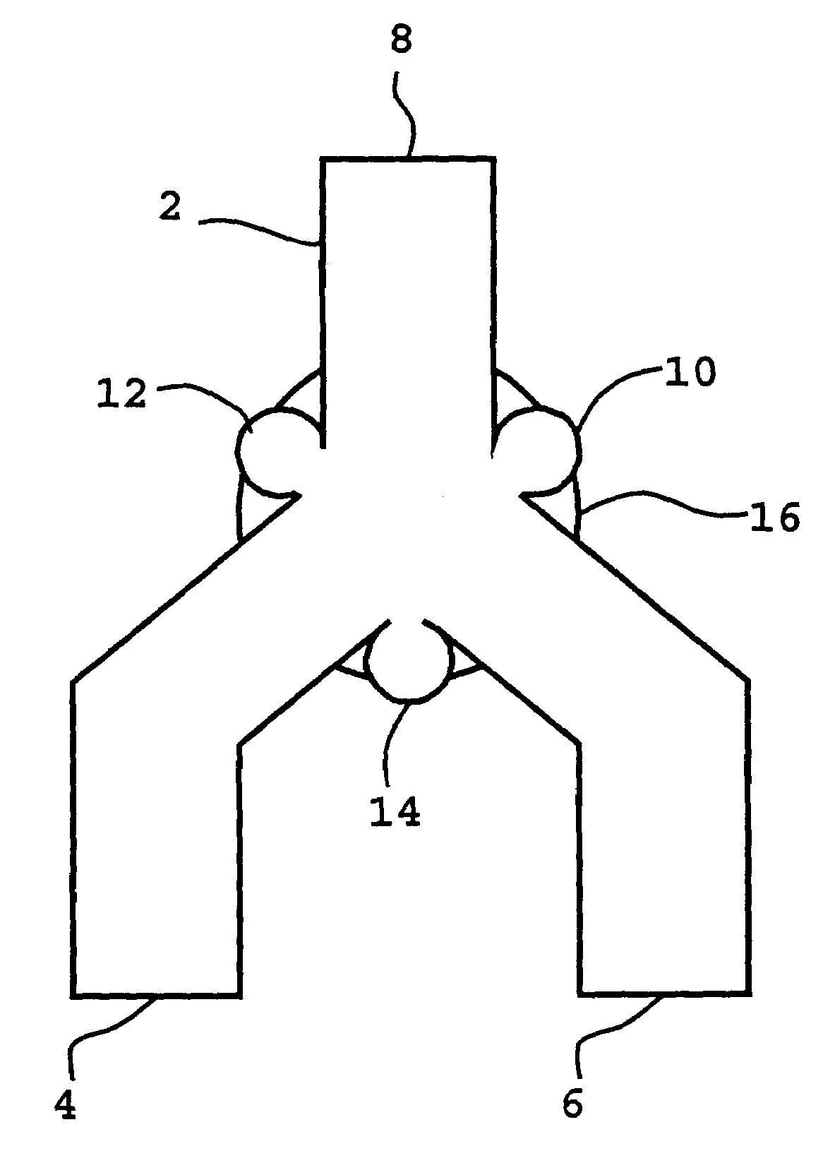 Arrangement for passive gas sampling