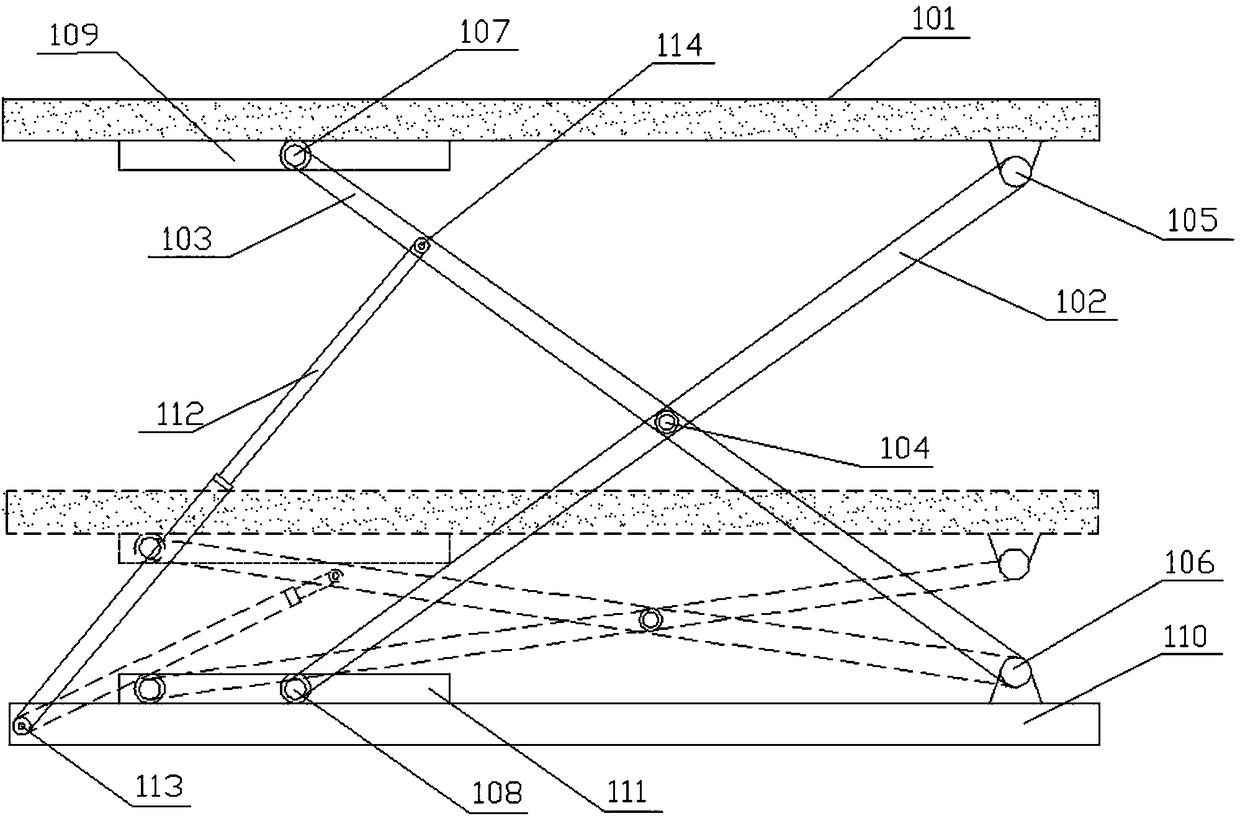 Unmanned aerial vehicle recovery device and method based on hydraulic lifting and mechanical hand locking structure