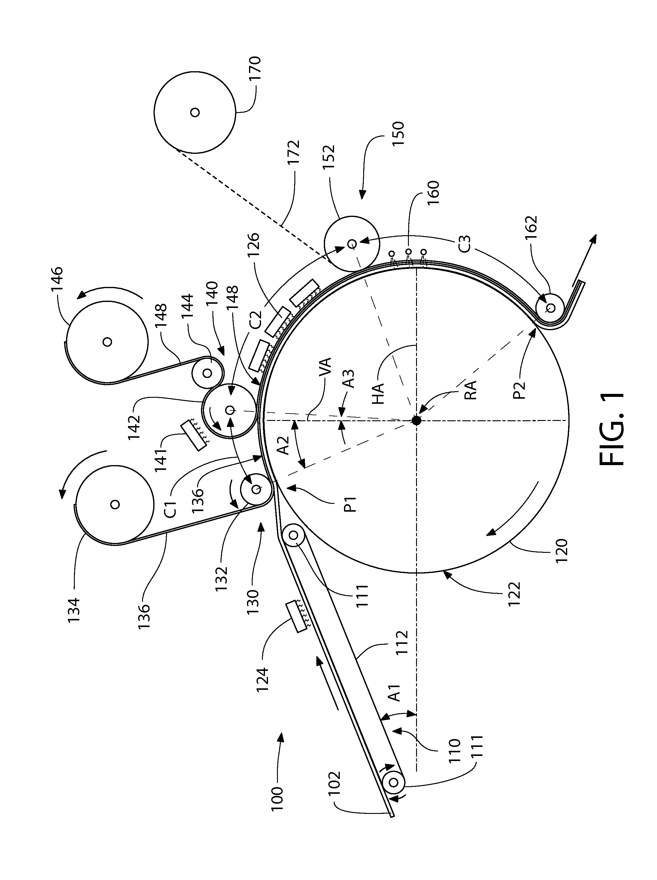 Continuous floor product forming system and process