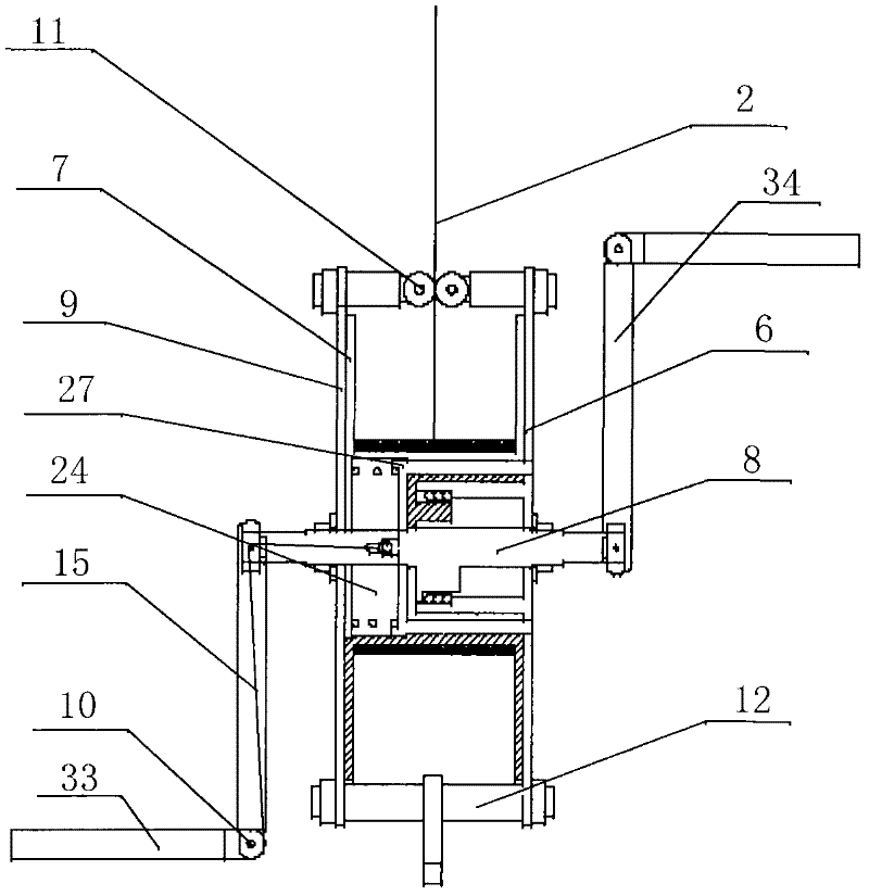 Double-acting double-braking rescue apparatus for high-rise building