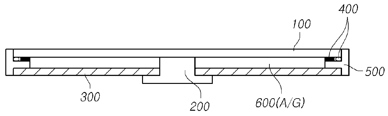 Panel vibration type sound generating display device