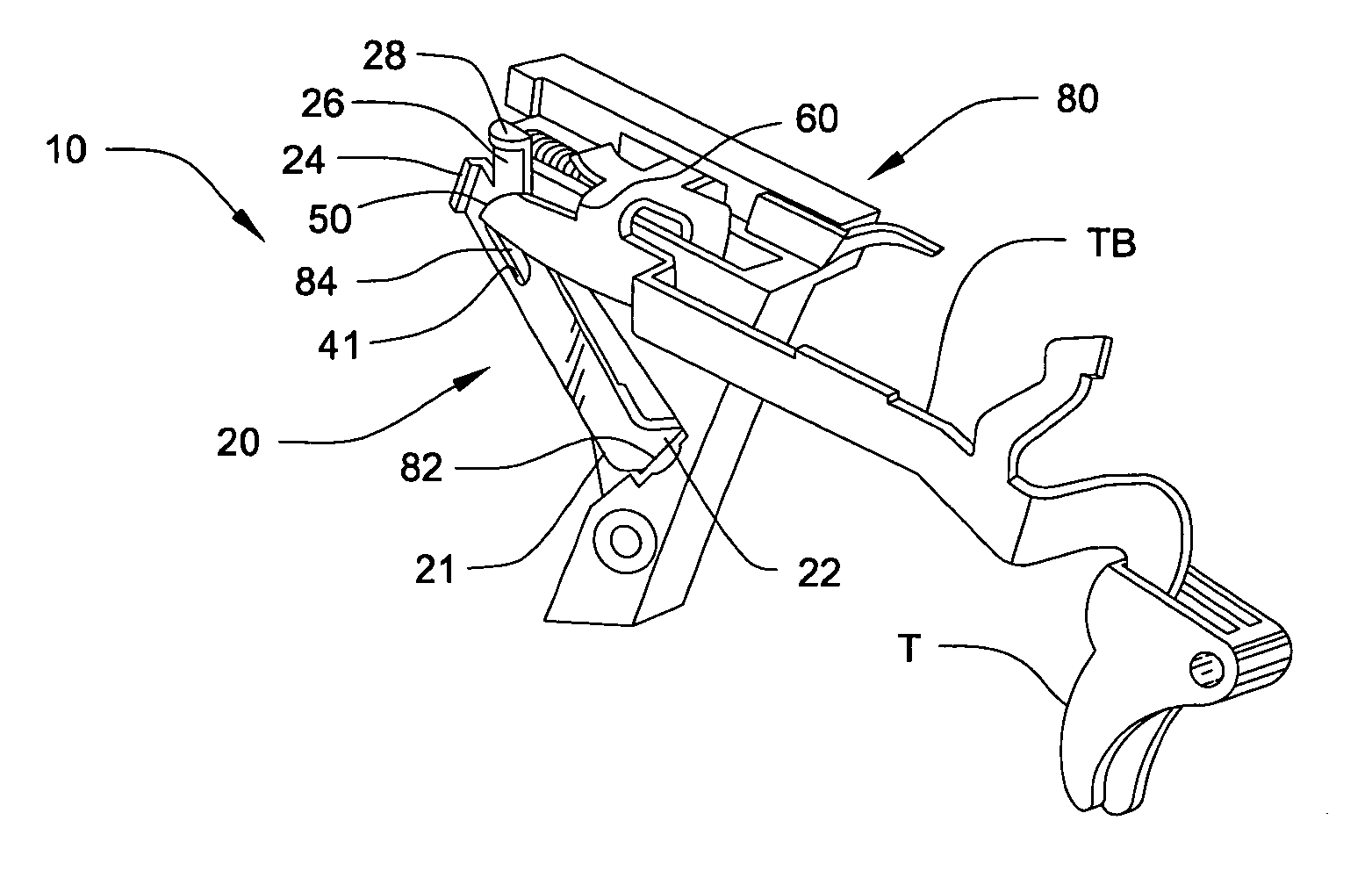 Self-cleaning trigger connector system