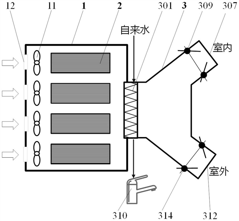 Distributed data center heat recovery heating system