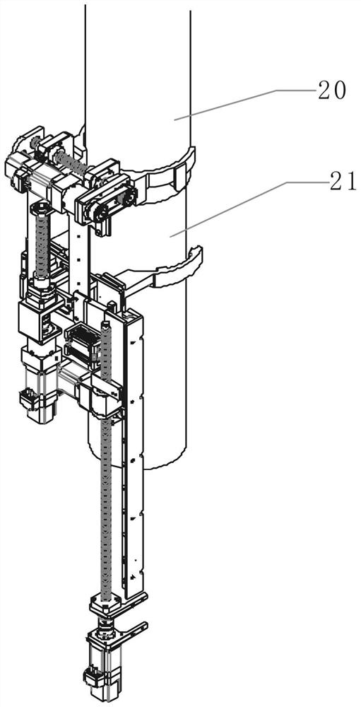 A detector fixing device and fixing method