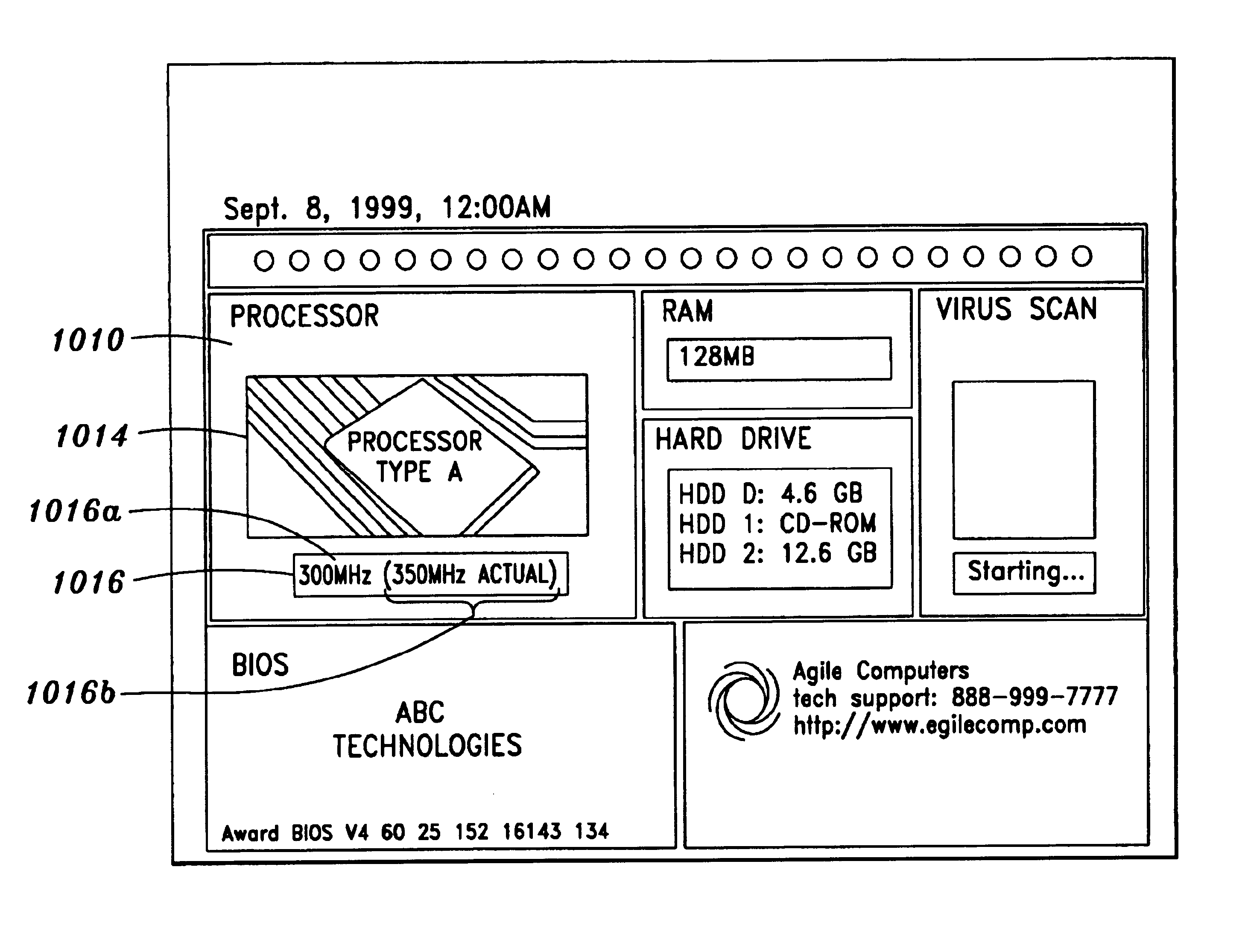 Generating media output during BIOS boot-up