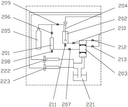 True triaxial sand fracturing testing machine and testing method