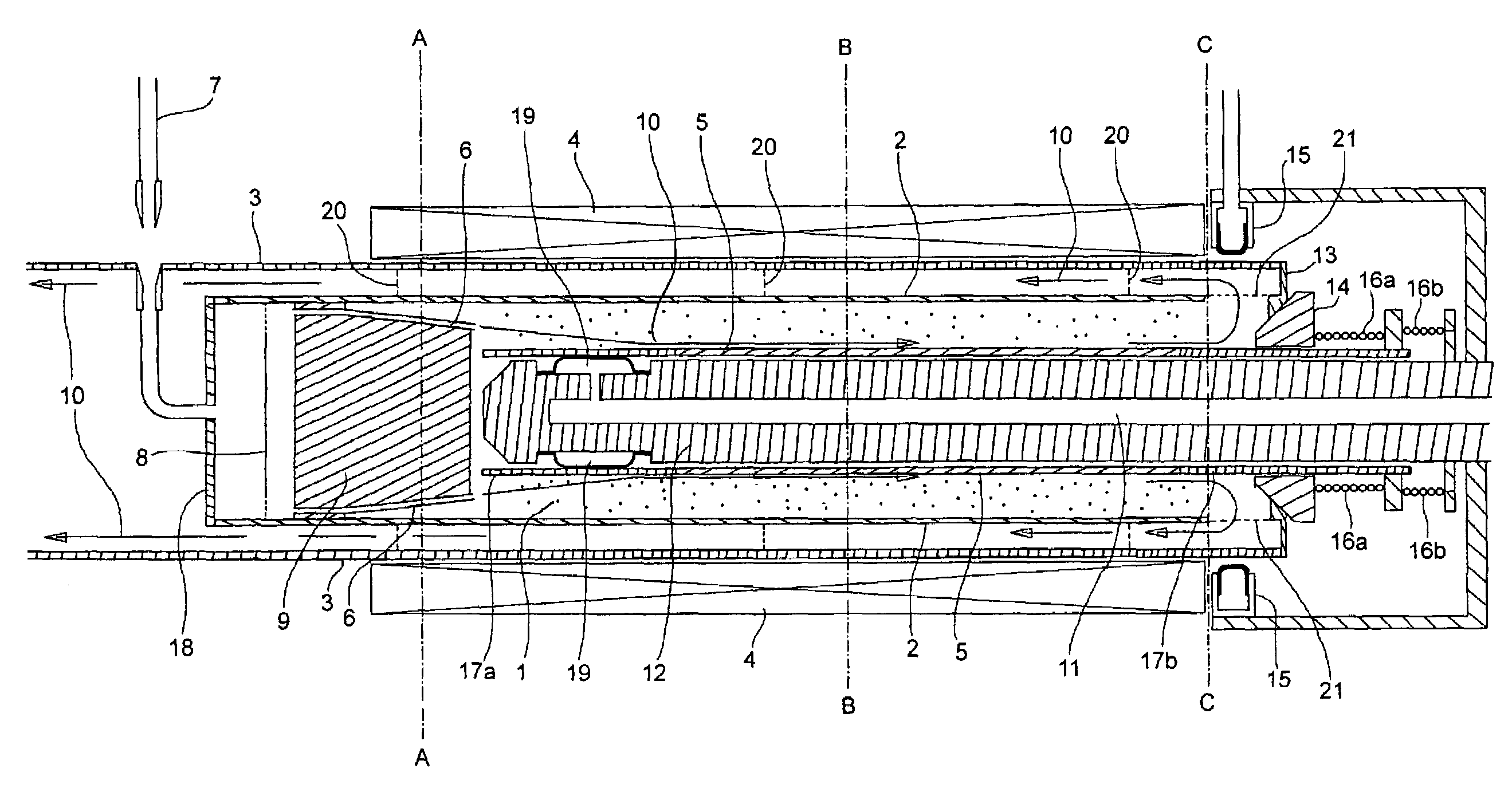 Surface roughening treatment method of object being treated, and apparatus therefor