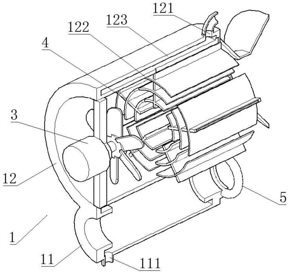 Soaking type cooling device for plastic pipe production