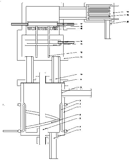 Garbage liquid oil-water separation device