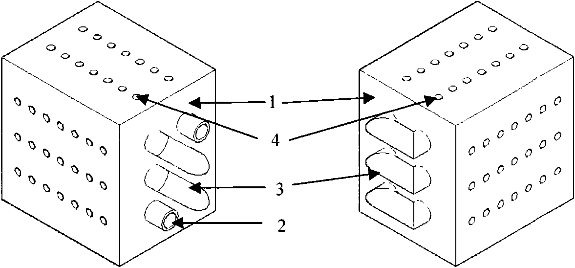 Tube type heat exchanger and application of tube type heat exchanger in direct alcohol fuel cell system