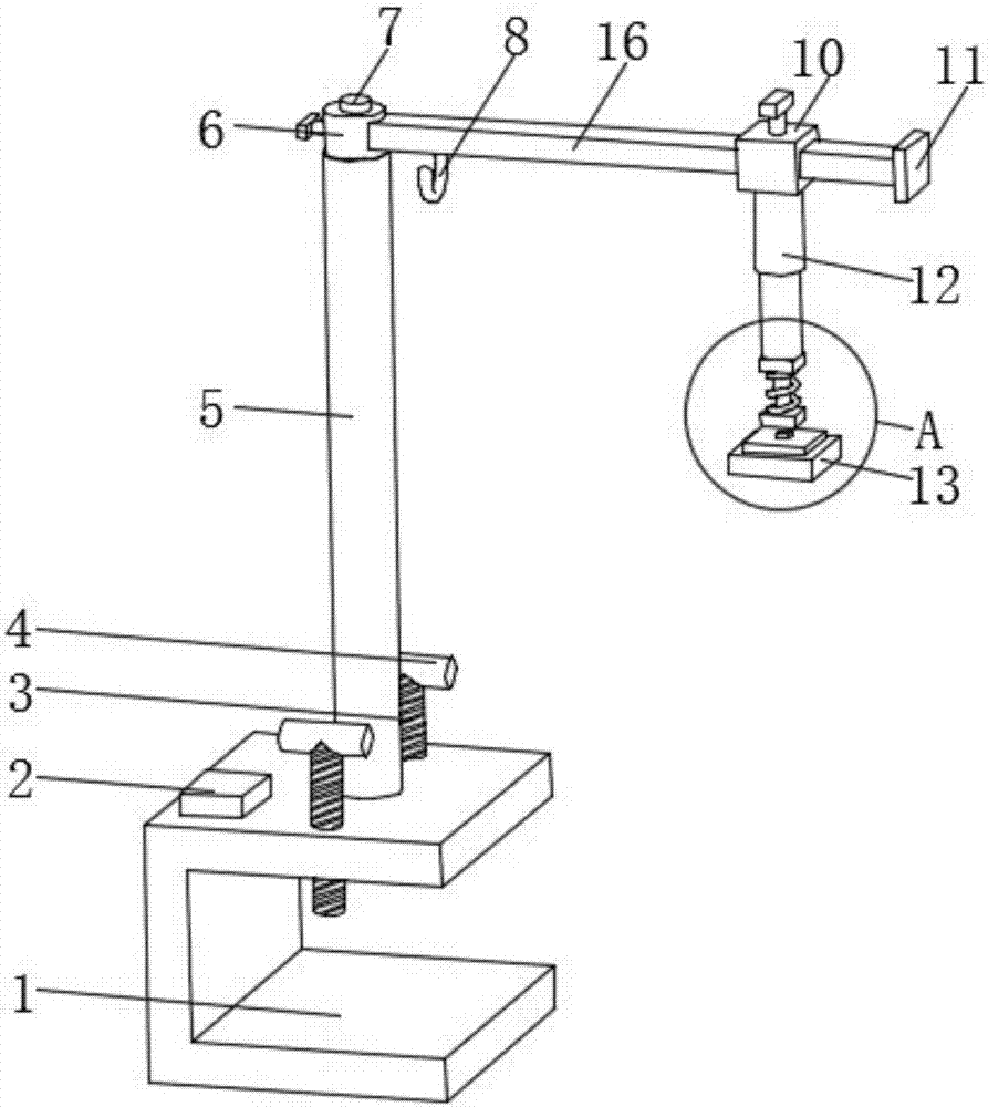 Clinical hemostasis emergency treatment device for cardiology department