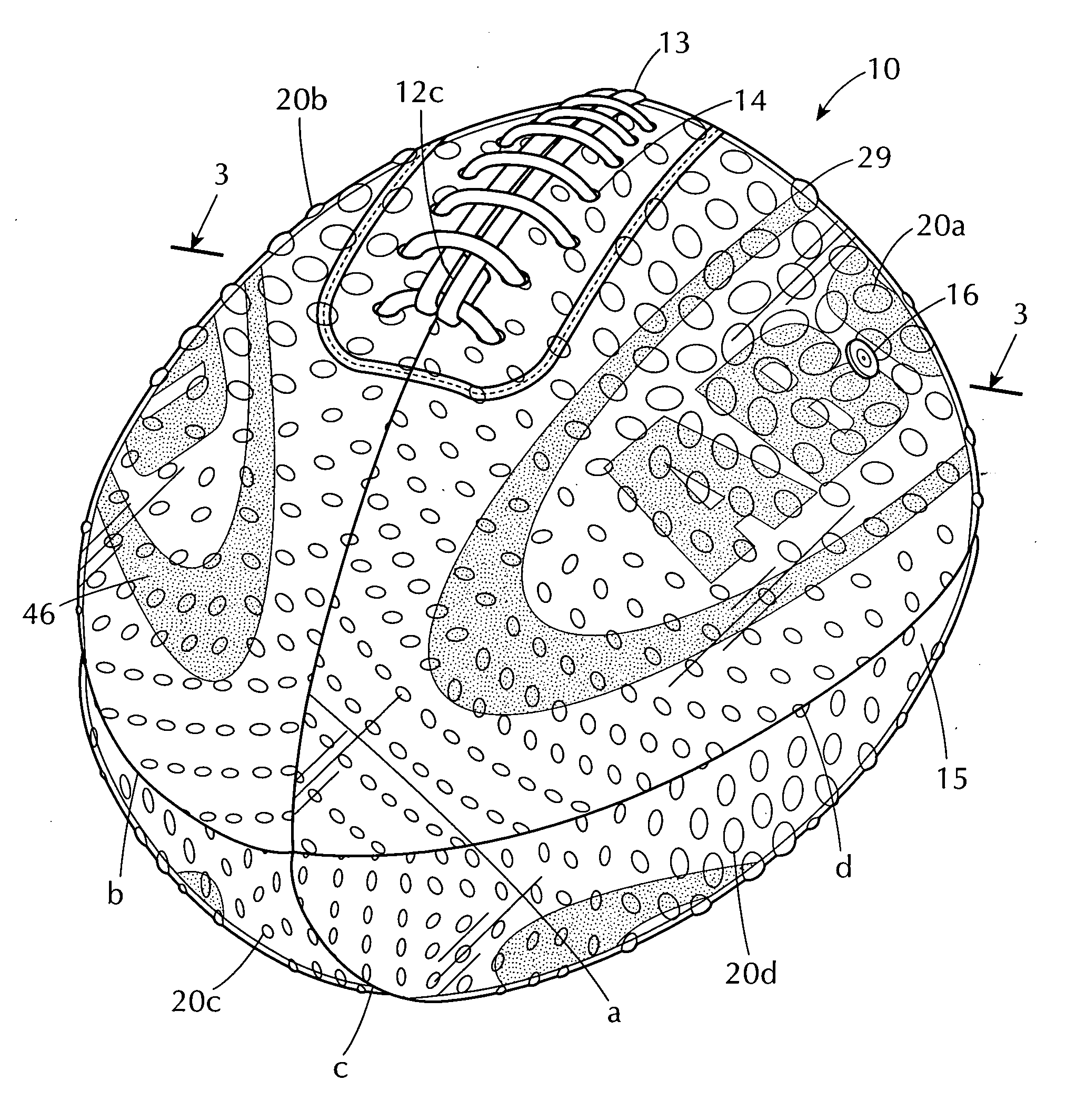 Novelty article with flexible and waterproof display carrying membrane