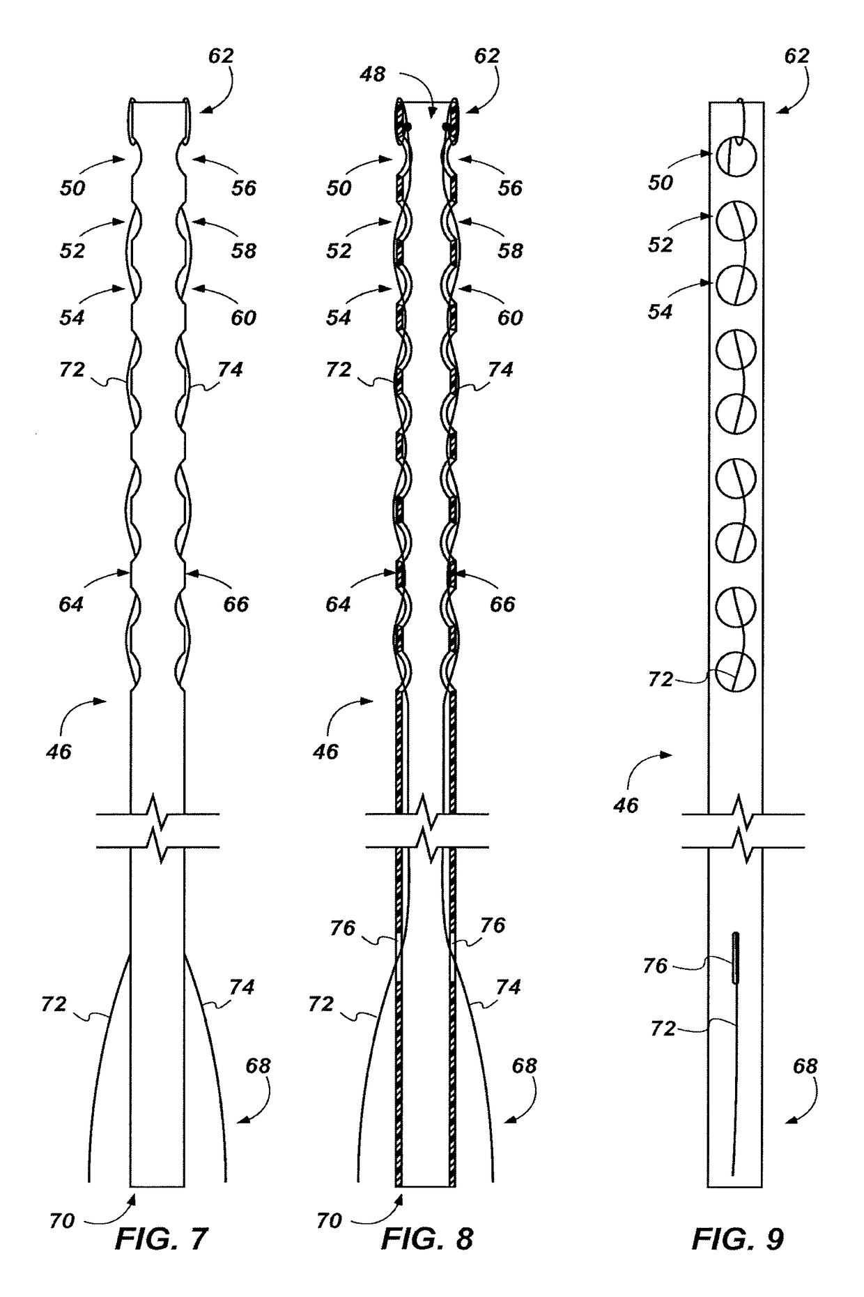 Body cavity drainage devices and related methods