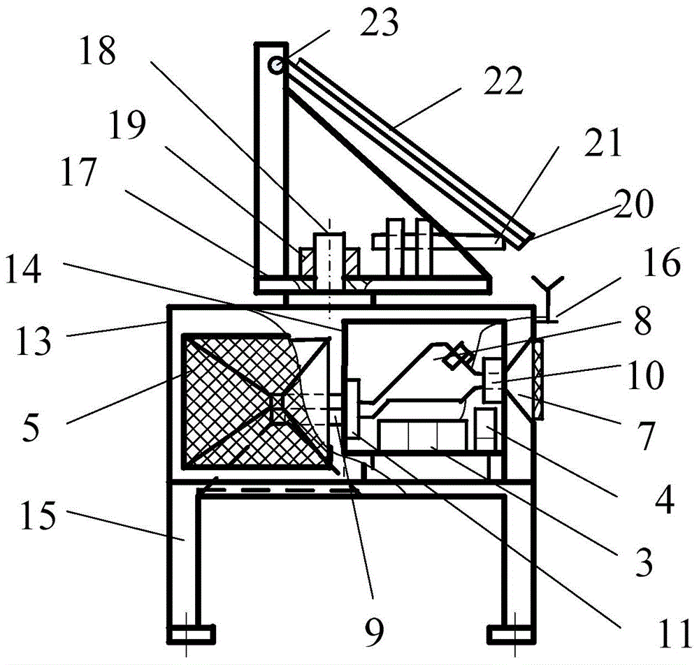 Device, system, and method for monitoring oil depot fuel leakage based on wireless sensing