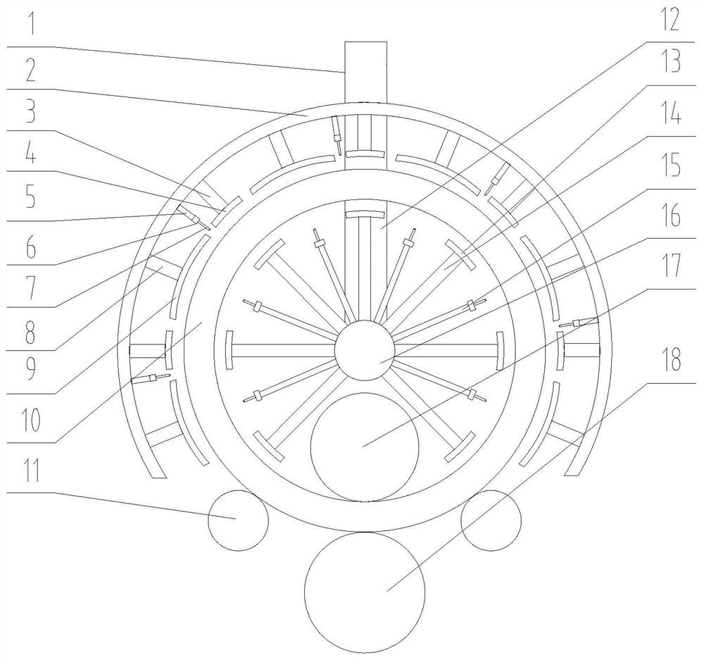 Shell ring heat treatment device and using method thereof