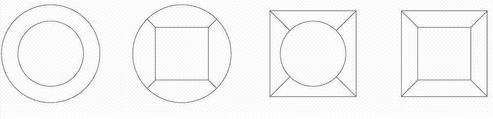 Canopy type material sealing device