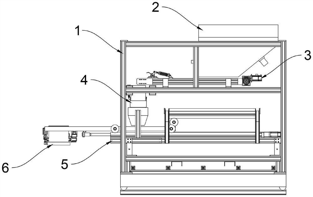 Double-weighing automatic feeder used for refractory brick processing