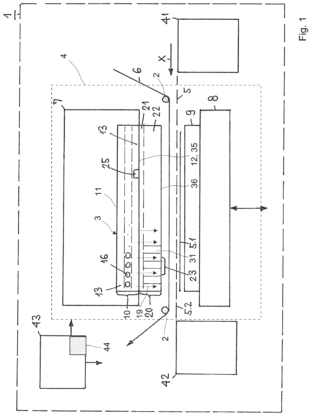 Flatbed embossed-printing machine and embossing plate