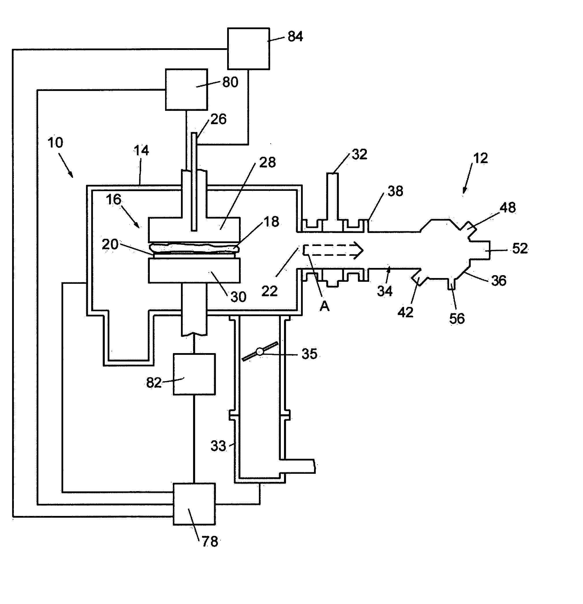 Apparatus and method for use of optical system with a plasma processing system