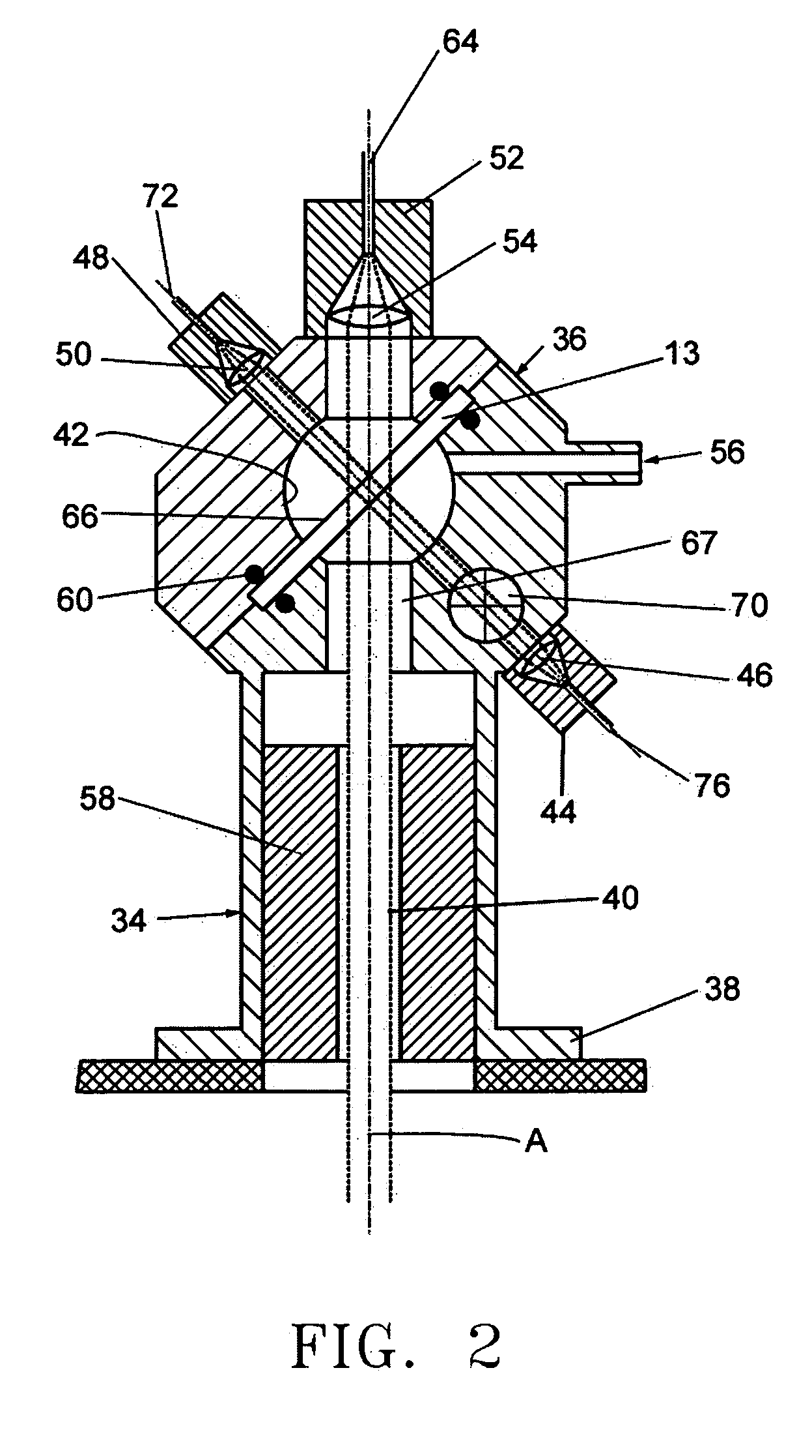 Apparatus and method for use of optical system with a plasma processing system