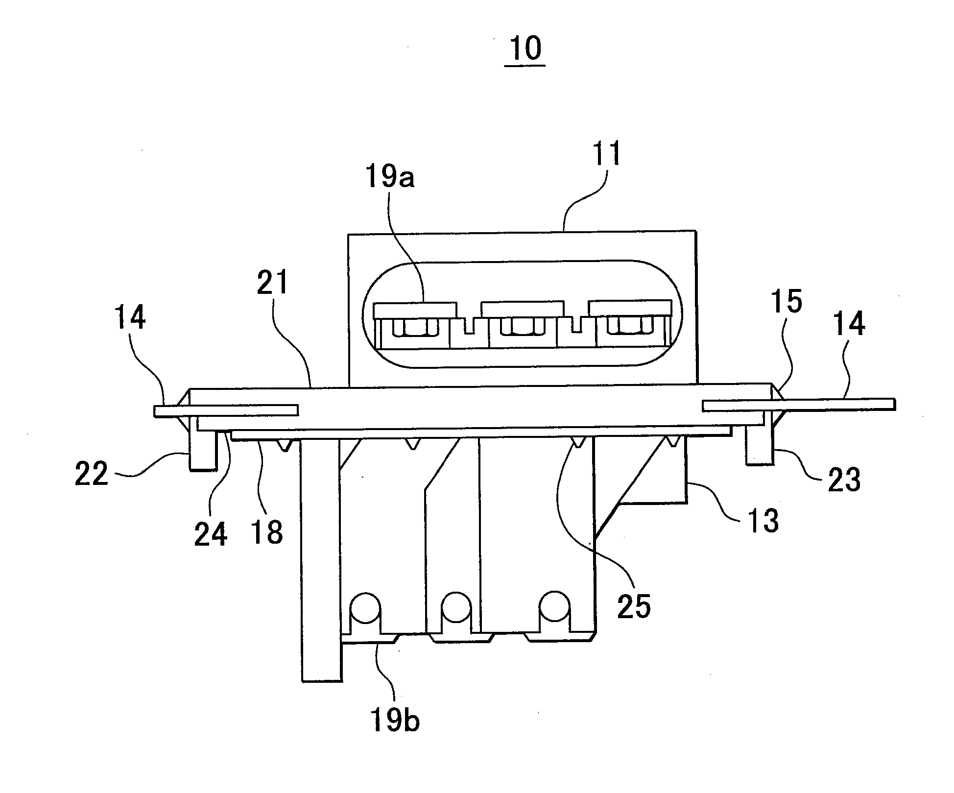 Terminal block for rotary electric machine