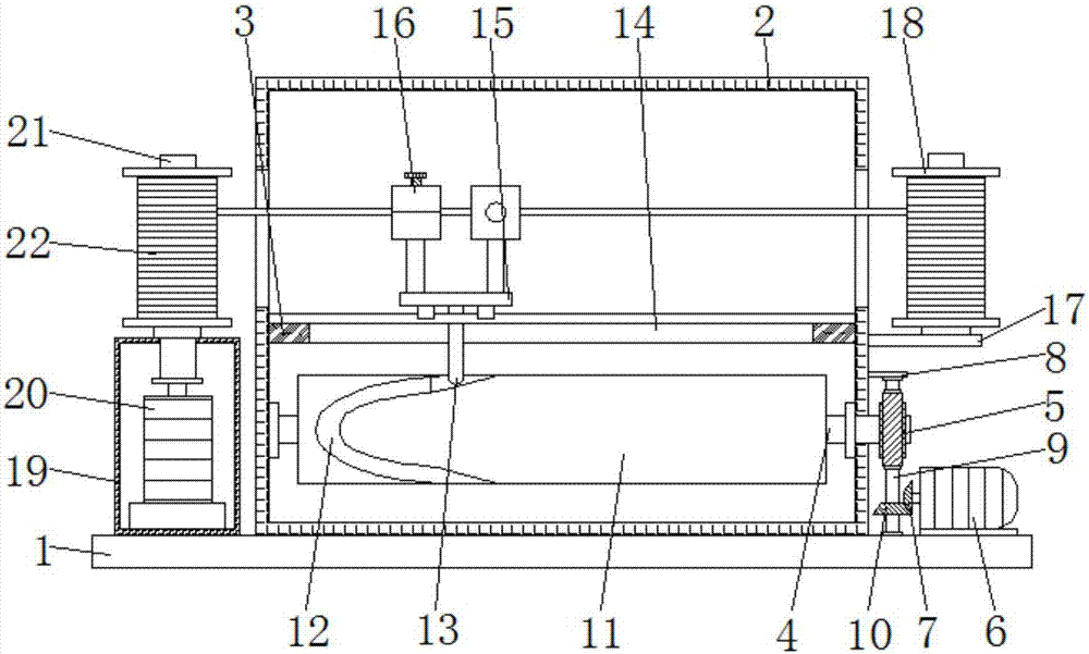 Wiping and dust removing device for flux-cored wires