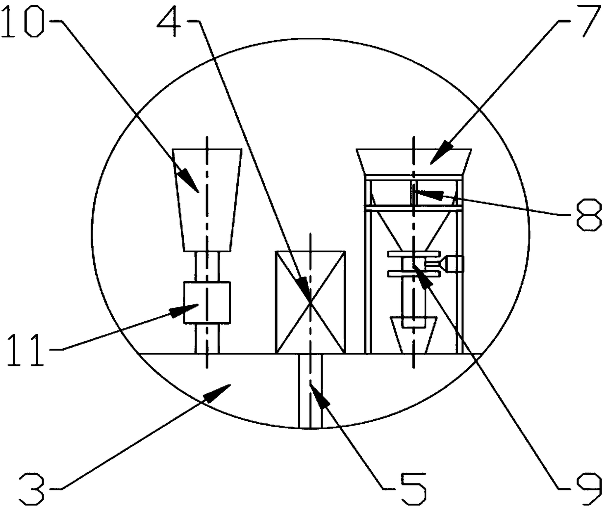 Insecticide mixing and spraying device for municipal gardens