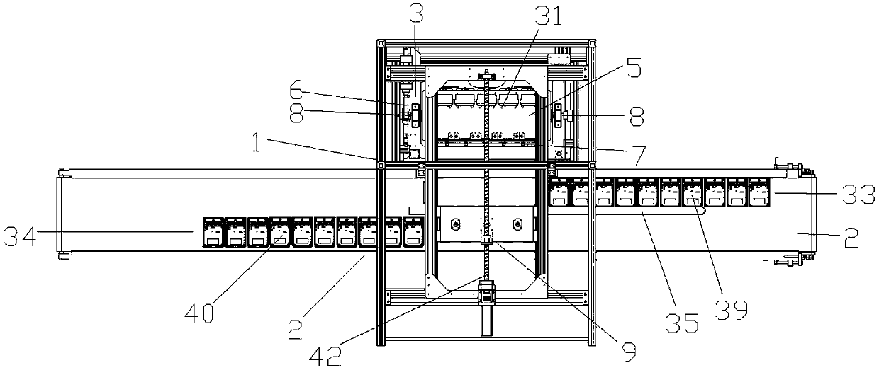 Automatic dust removal equipment for electric energy meters