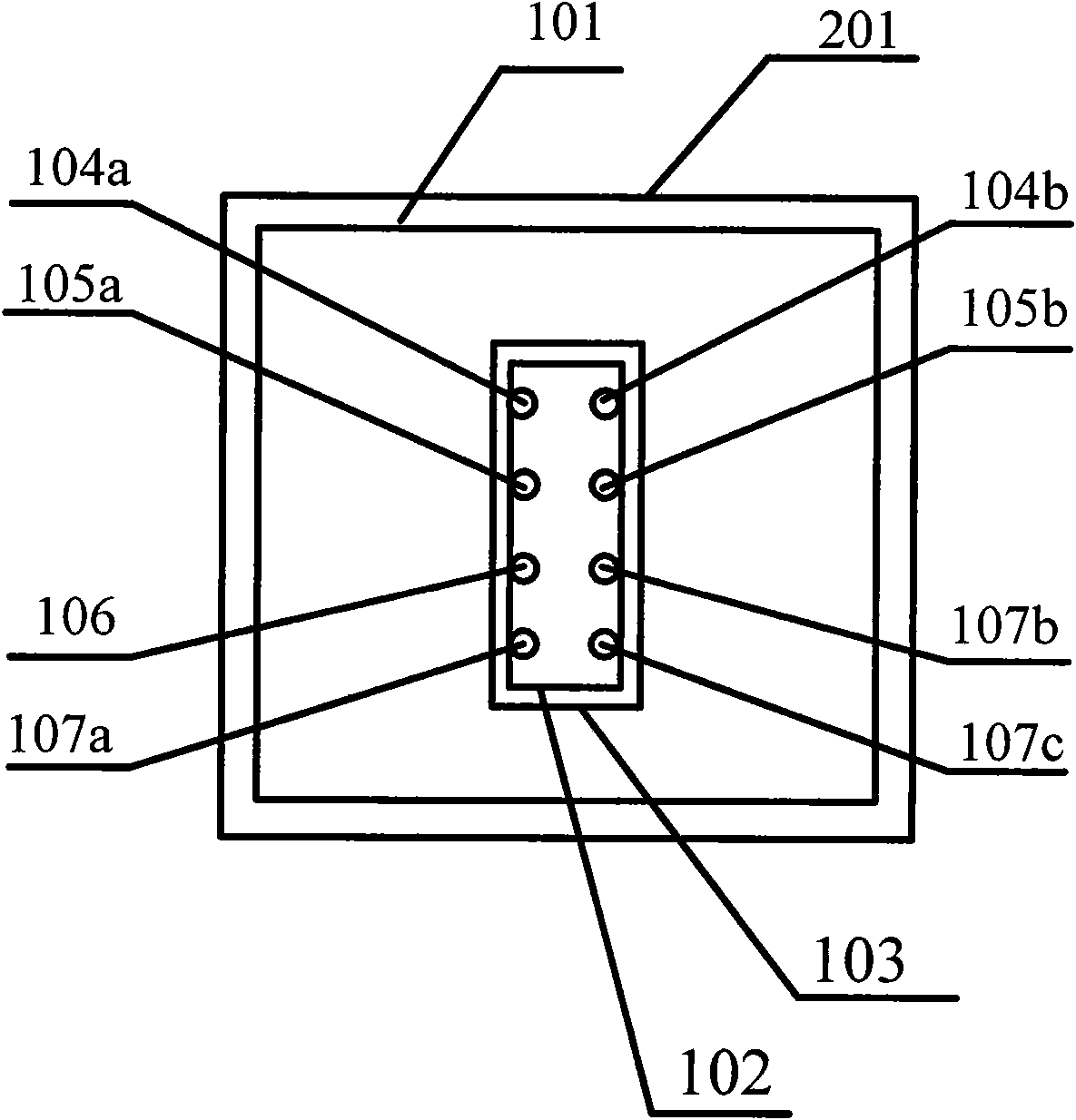 PCB, mould and LED display device