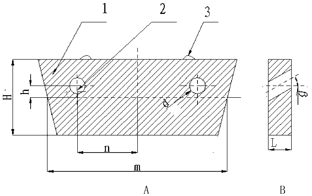 Continuous-casting tundish slag stopping dam and manufacturing method thereof