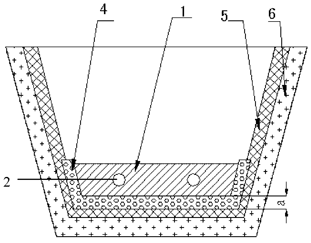 Continuous-casting tundish slag stopping dam and manufacturing method thereof